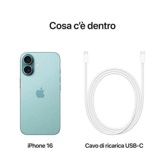 Apple iPhone 16 128GB Verde acqua