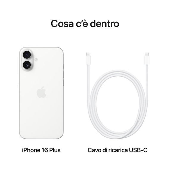 Apple iPhone 16 Plus 128GB Bianco