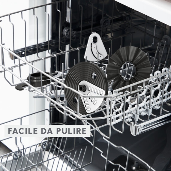 Moulinex FP242810 robot da cucina 800 W 2,4 L Nero, Trasparente