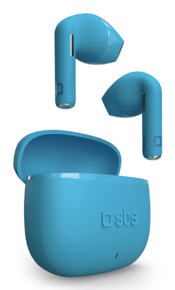 SBS Go Pods Auricolare True Wireless Stereo (TWS) In-ear Musica e Chiamate USB tipo-C Bluetooth Blu
