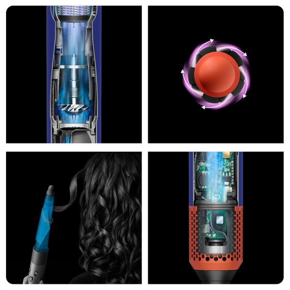 Dyson Airwrap Multistyler Caldo Nero, Blu, Verde, Arancione 1300 W 2,675 m