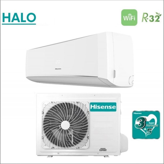 Hisense Climatizzatore Inverter 18000 Btu CBXS182AG+CBXS182AW Halo New