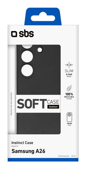 SBS TEINSTSAA26B custodia per cellulare 16,8 cm (6.6") Cover Nero