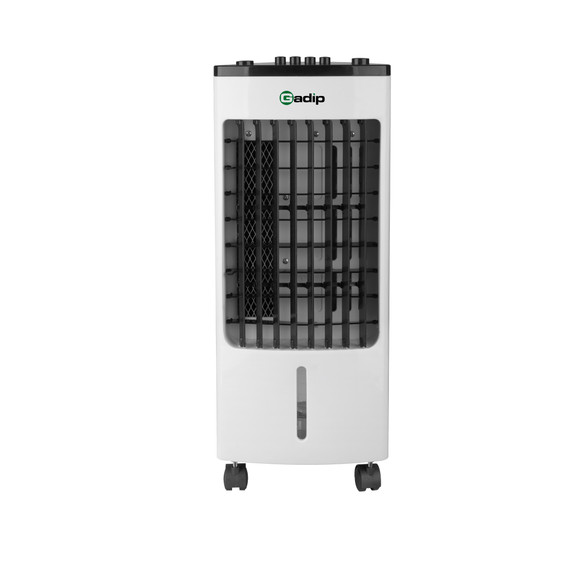 Raffrescatore d’Aria SAFIR GLQ07 DPM 80W con Serbatoio 4L, Oscillazione Automatica, Bianco/Nero