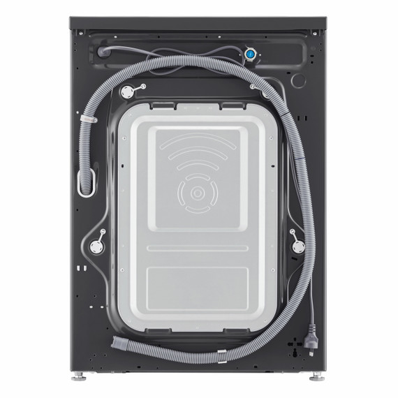 LG F4NX1009NMB Lavatrice smart 9kg, Classe A, 1400 giri, 6 Motion, Allergy Care, Black