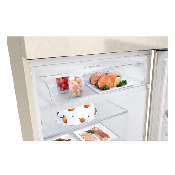 LG GTBV44SEBKD Frigorifero doppia porta 70cm, Classe E, 461L, Door & Linear Cooling,Sabbia