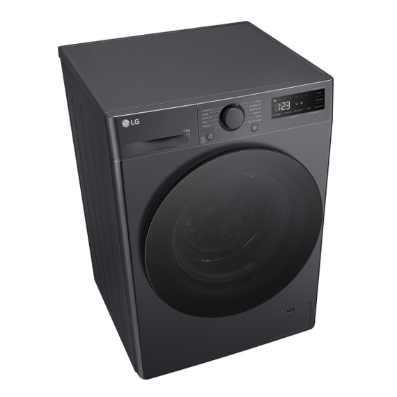 LG F4R5011TSMB Lavatrice 11kg AI DD, Classe A-10%, 1400 giri, TurboWash, Vapore