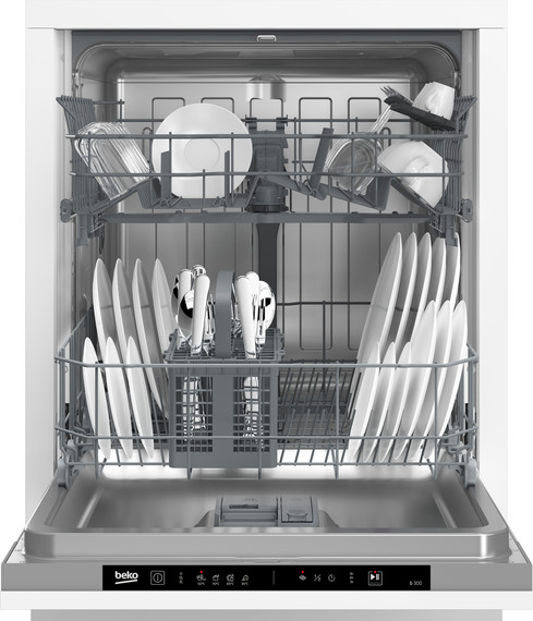 Beko b300 Lavastoviglie a scomparsa totale 60 cm, Classe D, 49dBA, 13 coperti, 4 programmi