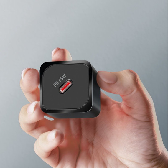 SBS TETRGAN1C65W Caricabatterie per dispositivi mobili Cuffie, Auricolare, Computer portatile, Smartphone, Orologio intelligente, Tablet Nero AC Ricarica rapida Interno