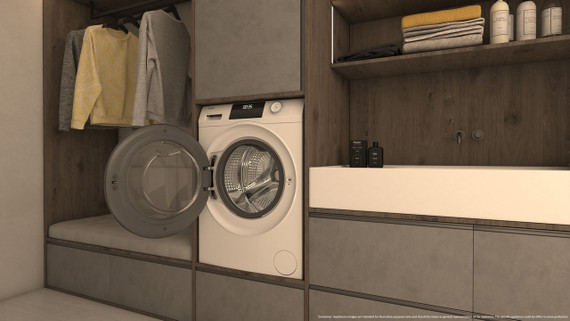 Haier HW90-BP14929A-S lavatrice Caricamento frontale 9 kg 1400 Giri/min Bianco