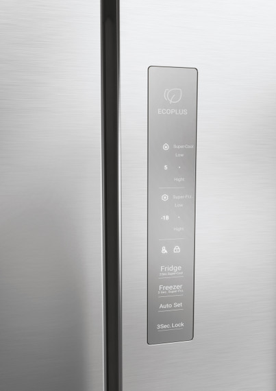 Haier Cube 83 Serie 3 Multidoor HCR3818ENMM ClasseE 467lt-Platino, Stainless steel