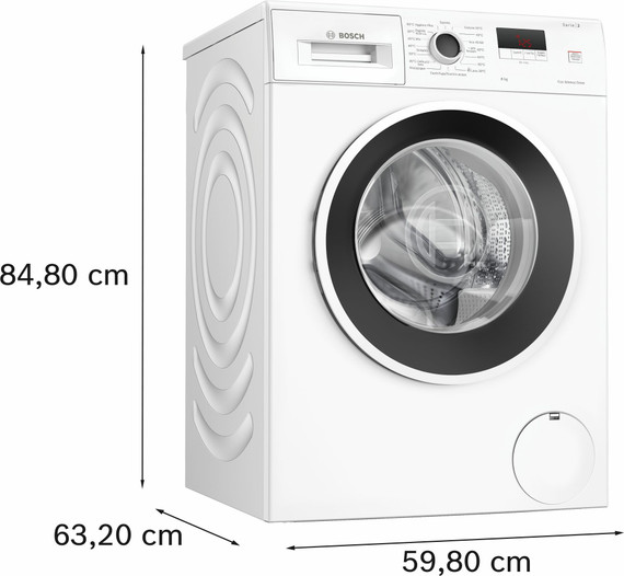 Bosch Serie 2 WGE03200IT Lavatrice a carica frontale 8 kg 1200 rpm Classe A