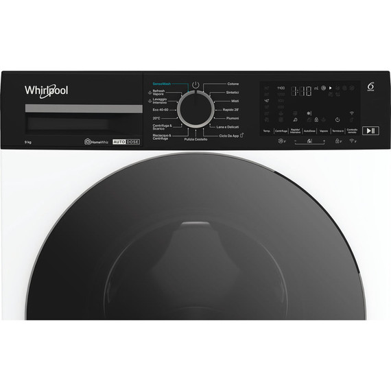 Whirlpool Lavatrice smart connessa con WiFi - WPM 911W ADS IT - SenseWash