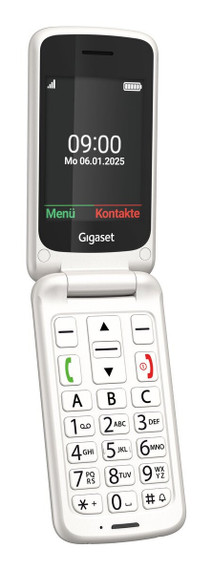 Gigaset GL595 7,11 cm (2.8") 114 g Bianco Telefono per anziani