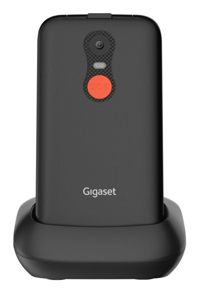 Gigaset GL595 7,11 cm (2.8") 114 g Nero Telefono per anziani