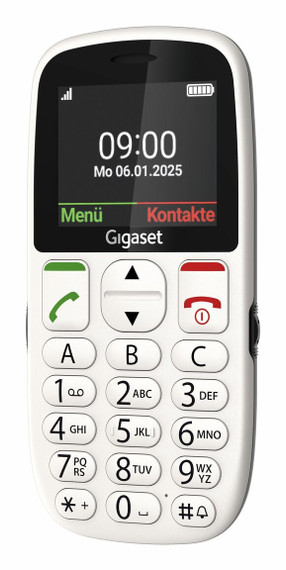 Gigaset GL395 5,59 cm (2.2") 90 g Bianco Telefono per anziani