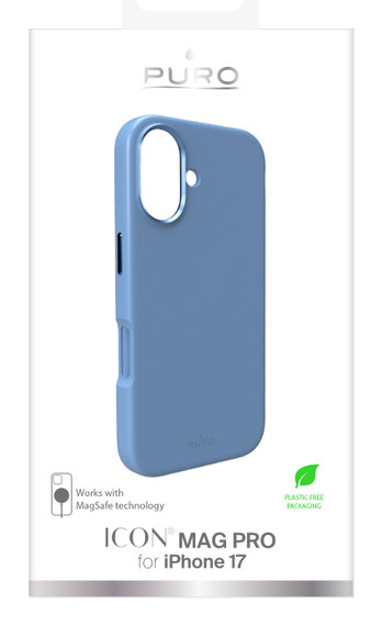 PURO ICON MAG PRO custodia per cellulare 15,5 cm (6.1") Cover Blu (1)