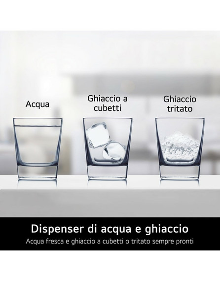 LG InstaView GSGV80EPLL frigorifero side-by-side Libera installazione 635 L E Nero
