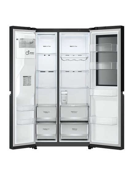 LG InstaView GSGV80EPLL frigorifero side-by-side Libera installazione 635 L E Nero