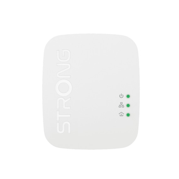 Strong POWERLWF600DUOMINI adattatore di rete PowerLine 600 Mbit/s Collegamento ethernet LAN Wi-Fi Bianco 2 pz
