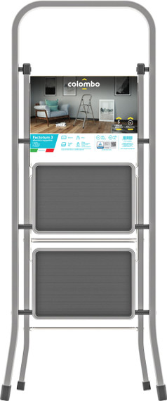 Colombo New Scal Factotum alluminio Scala pieghevole Alluminio, Nero (2)