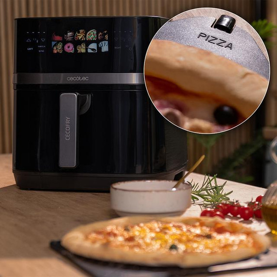 Cecotec Cecofry&Grill Duoheat 8000 Singolo 8 L Indipendente 2200 W Friggitrice ad aria calda Nero