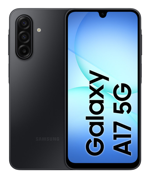 Samsung Galaxy A17 5G, Android 15, Display sAMOLED 6.7", 8GB RAM, 256GB, Batteria 5.000 mAh, Resistenza IP54, Memoria espandibile fino a 2TB, Black