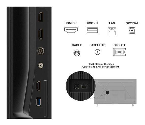 TCL Serie Smart TV 4K Ultra HD 43" 43P69K, Dolby Audio, HDR10+, Google TV