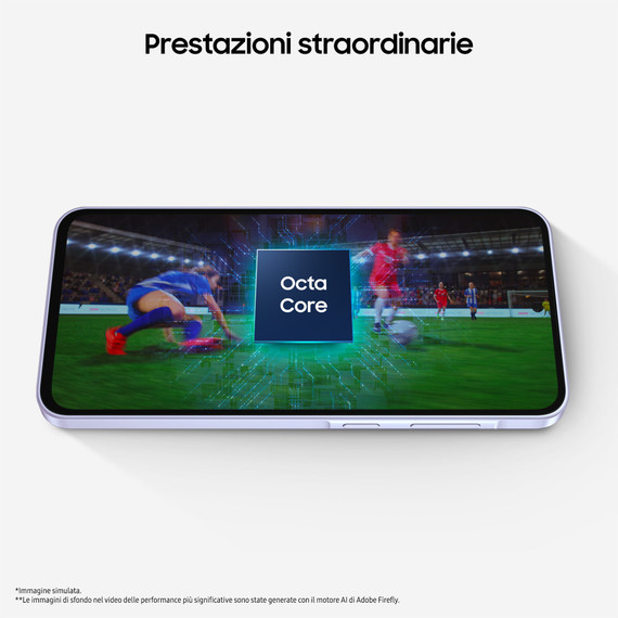 Samsung Galaxy A36 5G, Smartphone con Funzioni intelligenti, Display Super AMOLED 6.7”, 6GB RAM, 128GB, Camera 50MP, Batteria 5.000 mAh, IP67, Awesome White