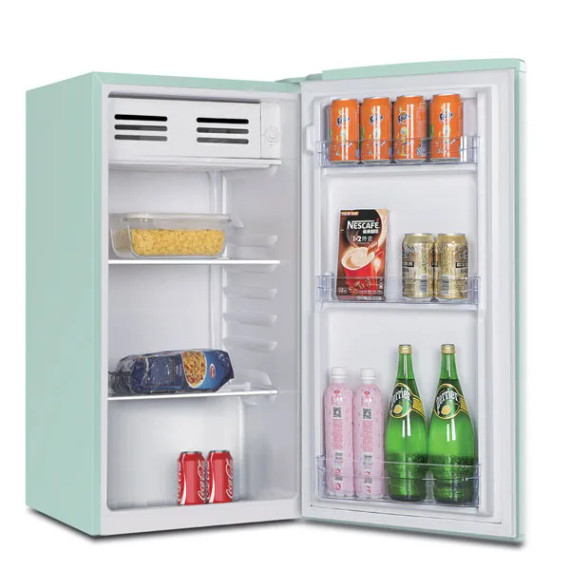 FRIGO TAVOLO AKAI aKFR107V 100 Lt, H.82.5cm, Classe E, Design Affabile Verde
