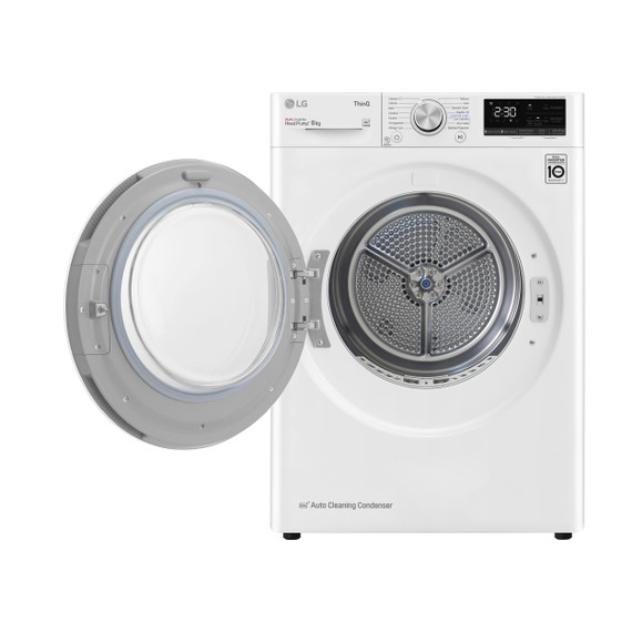 LG RH80V9AVHN Asciugatrice 8 kg Libera installazione Carica frontale C