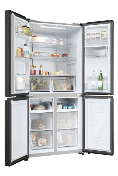 Haier Cube 83 Serie 3 HCR3818EWPT frigorifero side-by-side Libera installazione 463 L E Antracite