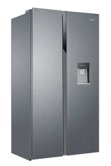 Haier SBS 90 Serie 3 HSR3918EWPG frigorifero side-by-side Libera installazione 521 L E Argento