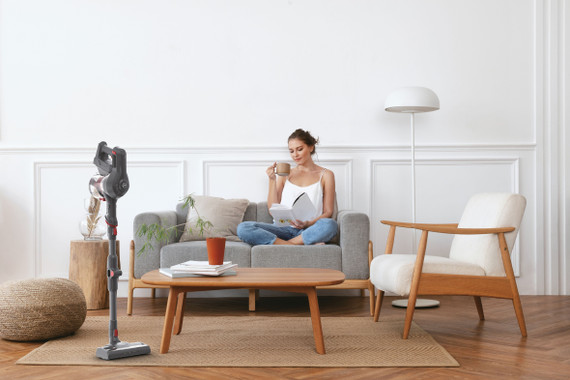 Hoover HF1, Aspirapolvere senza filo, Nero/Rosso, 0,9L, Senza sacchetto