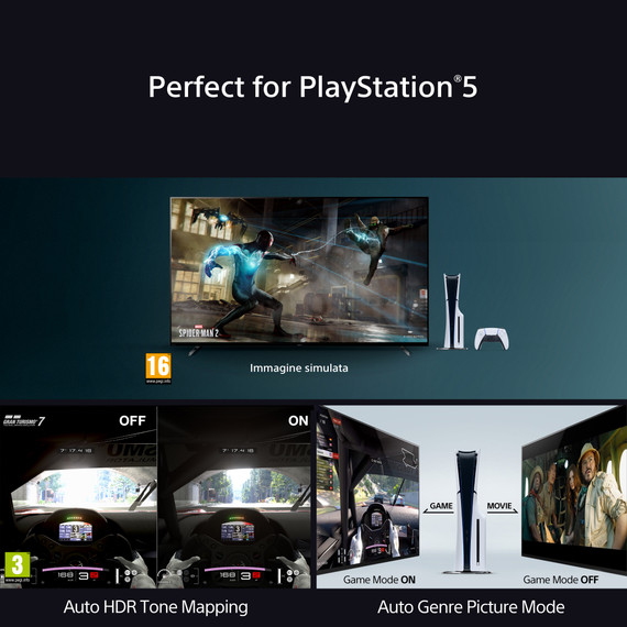 Sony BRAVIA XR BRAVIA K-77XR8A 195,6 cm (77") 4K Ultra HD Smart TV Wi-Fi Nero