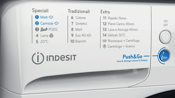 Indesit Lavasciuga a libera installazione BDE 96436 WKV IT - BDE 96436 WKV IT