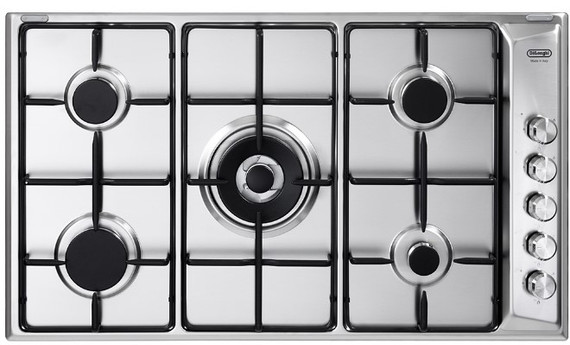 De’Longhi DLI 59 DD piano cottura Acciaio inox Da incasso 90 cm Gas 5 Fornello(i)