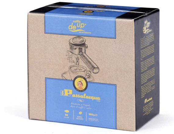 Passalacqua Caffè in Cialda E.S.E. DeUp 50 pz – 80% Arabica Decaffeinato – Standard