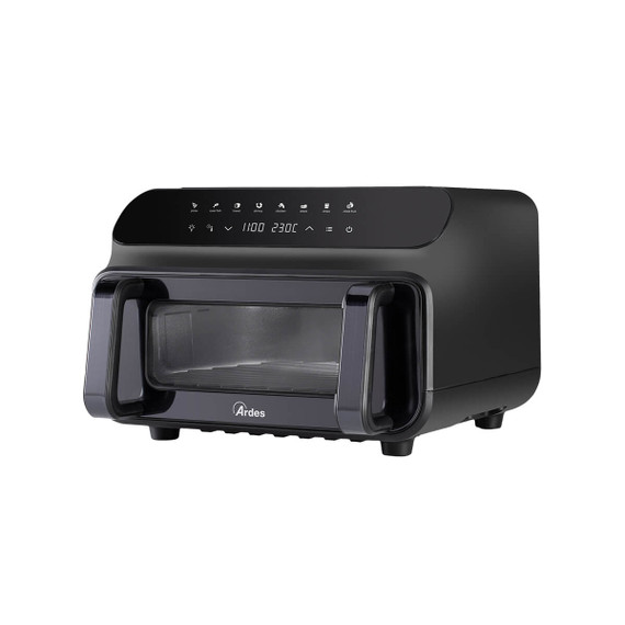 Ardes Friggitrice Aria e Grill Friggisana ARFRYA12GP – 10L Doppia Resistenza 2000W – Nero