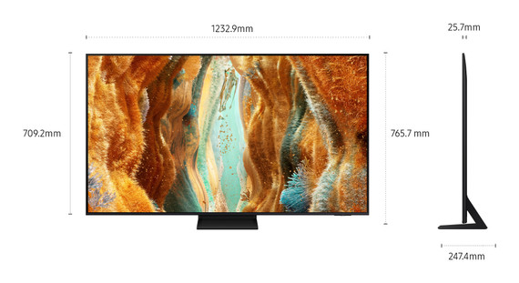 Samsung Neo QLED AI TV 55" QE55QN70FAUXZT 4K Mini LED, Processore NQ4 AI Gen2, 4K AI Upscaling, Motion Xcelerator 144Hz, Neo Quantum HDR, OTS Lite, AirSlim Design, Vision AI Smart TV, 2025