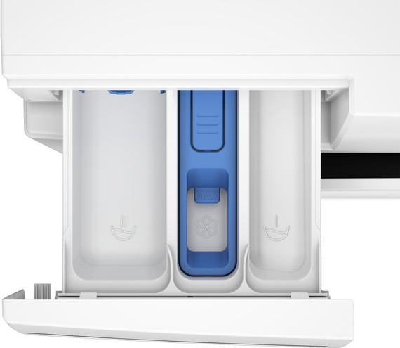 Beko b300 BMWRU3821W: Lavatrice 8kg, Classe A, 1200giri, linea estetica NX, motore inverter, Display Touch, oblò bianco, tecnologia EnergySpin™