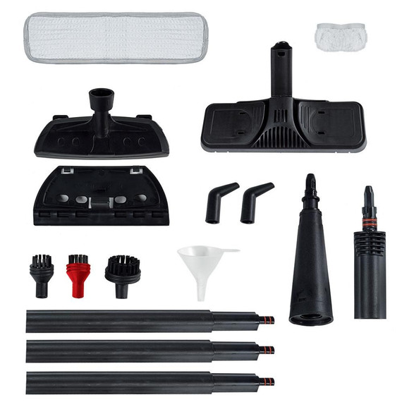 Polti Vaporetto Smart 30_R Pulitore a vapore cilindrico 1,6 L 1800 W Rosso, Bianco (1)