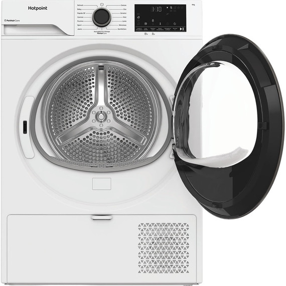 Hotpoint Ariston Asciugatrice a pompa di calore , a libera installazione, 9 kg - HPT 94D BS IT - Délica