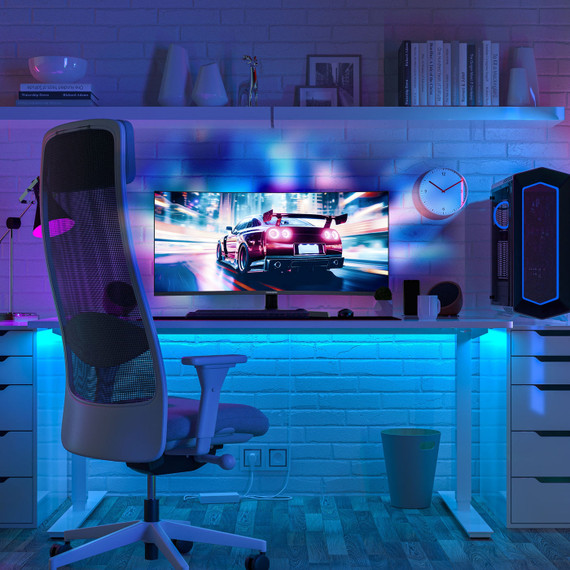 Thomson M34QG7Y14C Monitor PC 86,4 cm (34") 3440 x 1440 Pixel UltraWide Quad HD LCD Nero