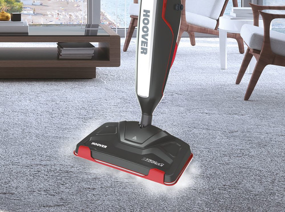 Hoover Steam Capsule 2in1 CA2IN1P011 Scopa a vapore 0,35 L 1700 W Blu, Rossa