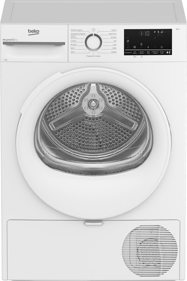 Beko BMT113EW 11kg, Classe D, Linea Estetica NX, motore inverter, Display digitale, colore Bianco, oblò argento