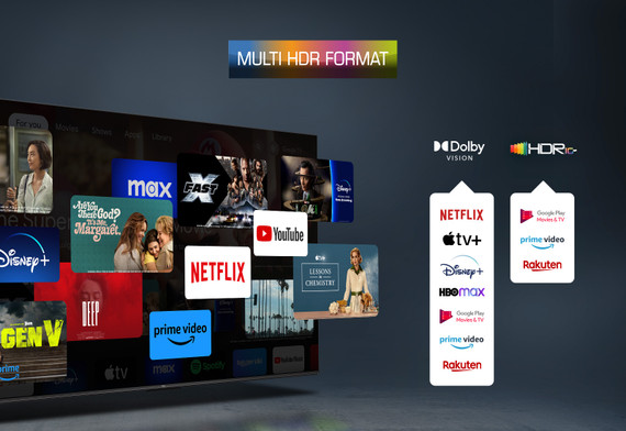 TCL P75 Serie P7 Smart TV Nanotecnologia WCG 4K 50" 50P755, Dolby - Atmos, Google TV