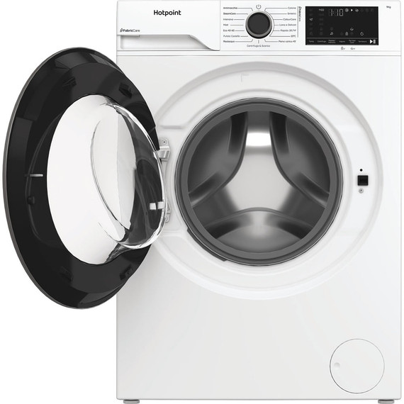 Hotpoint Ariston HB 93 CARE IT, Capacità 9kg, classe A -30%, Motore Inverter, 1400 giri, Display digitale XL, Vapore