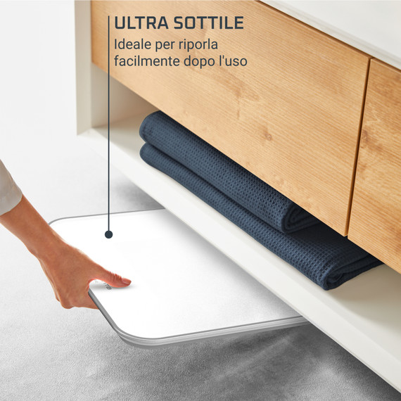 Rowenta Classic 2.0, Bilancia Da Bagno, Schermo Invisibile Facile da Leggere, Bianco, BS1901