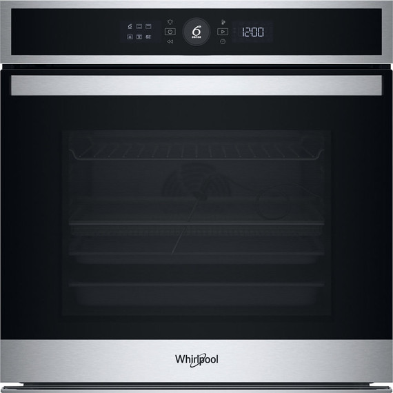 Whirlpool WOI4IS8PPM0SXA Forno Inox 17 funzioni, Pizza310° Cook4 Steam+ AirFry classe A+ 73Lt, Pirolisi+Idrolisi